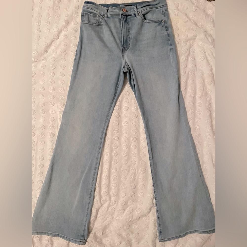 Express High Rise Flare Jeans